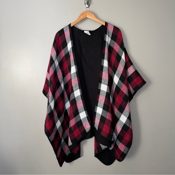 Woolrich plaid poncho - Picture 1 of 6